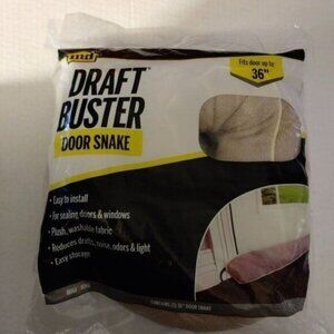 DRAFT BUSTER DOOR SNAKE- FITS DOOR UP TO 36"-NEW